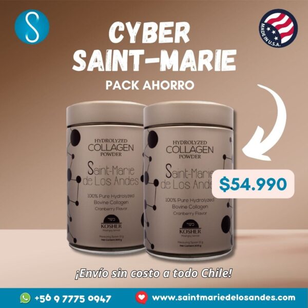 Pack Colágeno Hidrolizado Bovino sabor Arándano