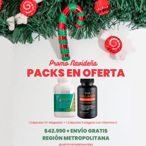Pack 1 Trimagnesio + 1 Cápsulas Colágeno con VitaminaC